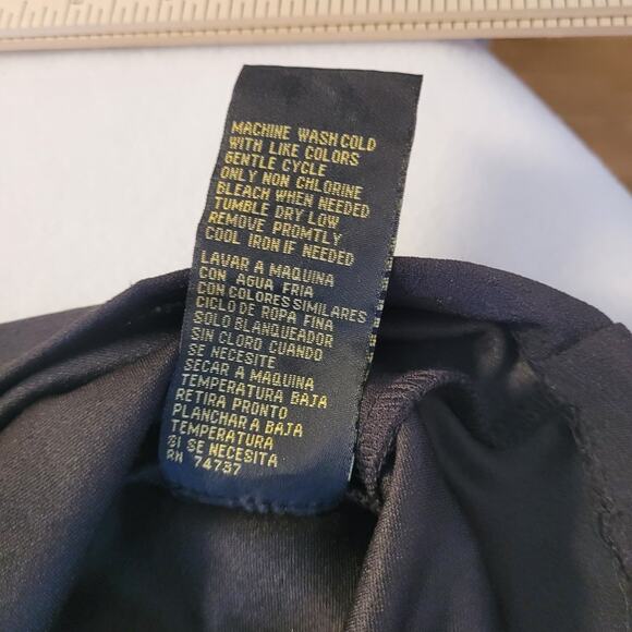 Shelby Nites Womens Evening Midi Dress 8 Metallic Retro 80s 90s Y2K Grandma Mom - Picture 7 of 8